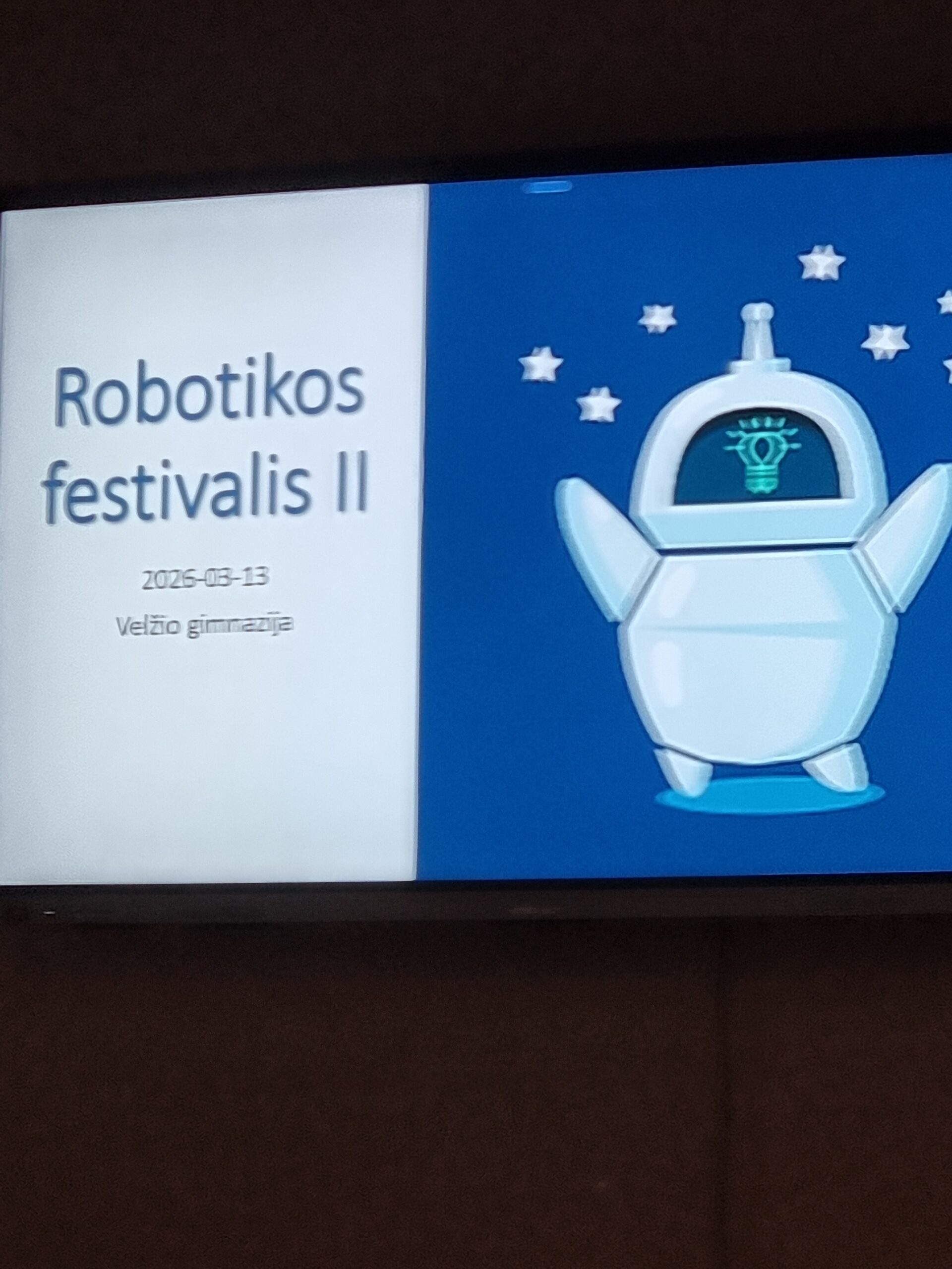 Read more about the article Robotikos festivalis II